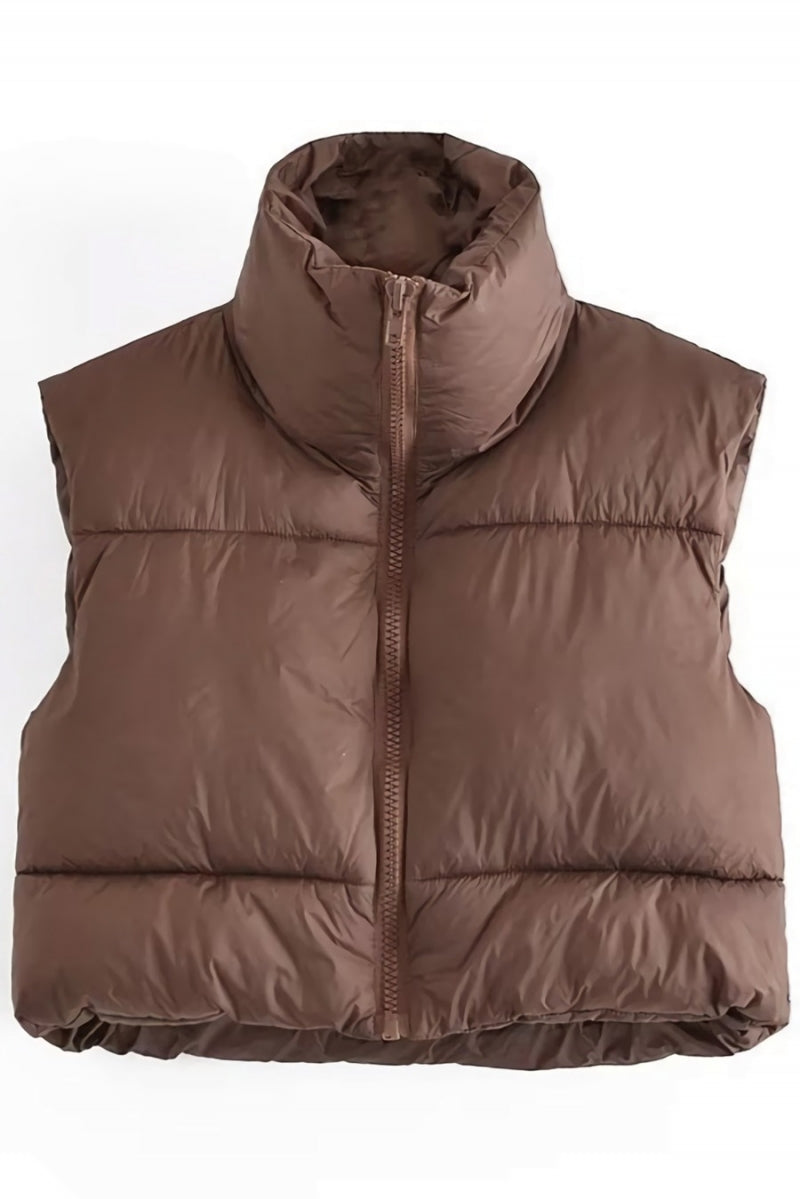 MY FAV VEST BROWN